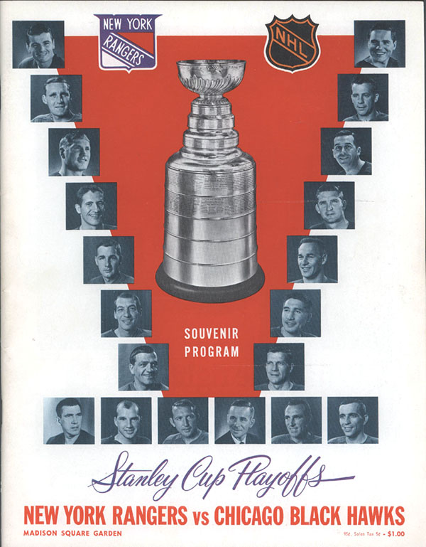 NHL Program: New York Rangers (1967-68)