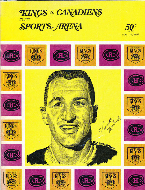 NHL Program: Los Angeles Kings (1967-68)