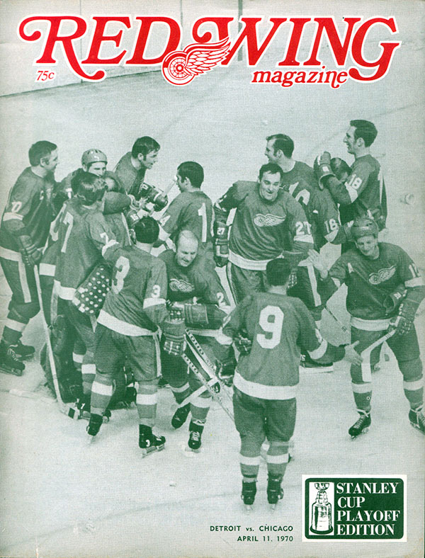 NHL Program: Detroit Red Wings (1969-70)