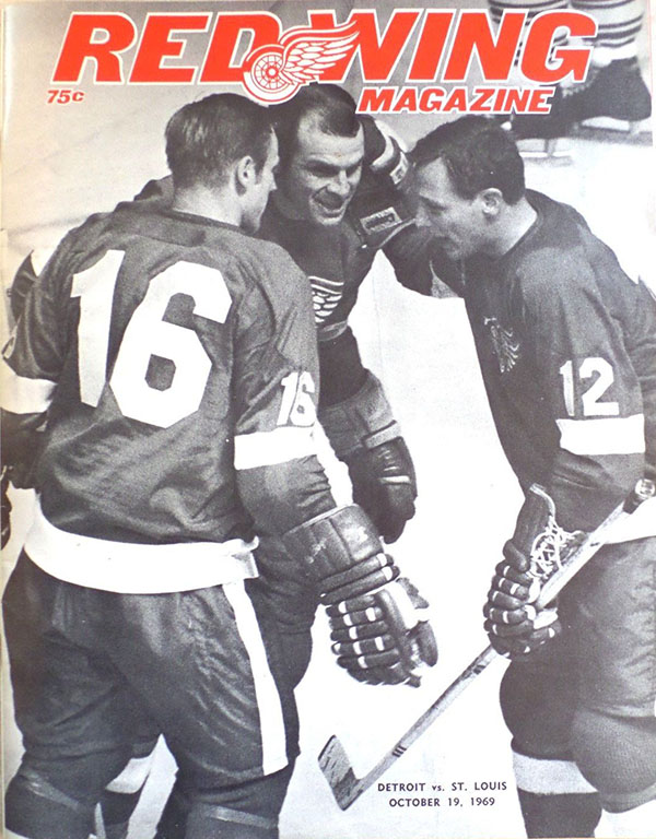 NHL Program: Detroit Red Wings (1969-70)