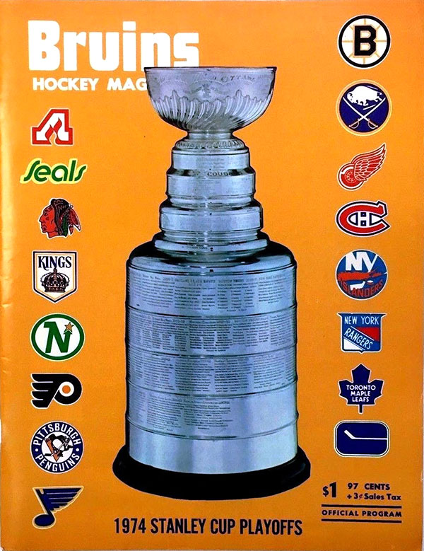 NHL Program: Boston Bruins (1973-74)