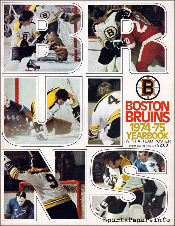 NHL Yearbook: Boston Bruins (1974-75)