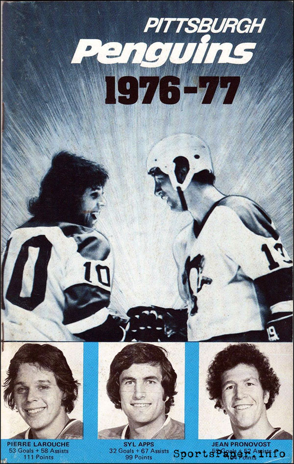 NHL Media Guide: Pittsburgh Penguins (1976-77)