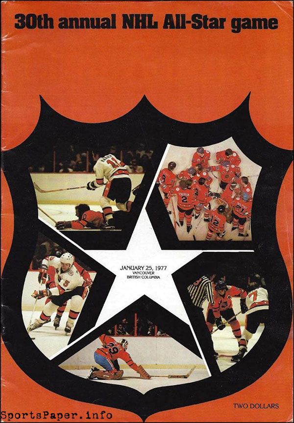 NHL Program: 1977 All-Star Game