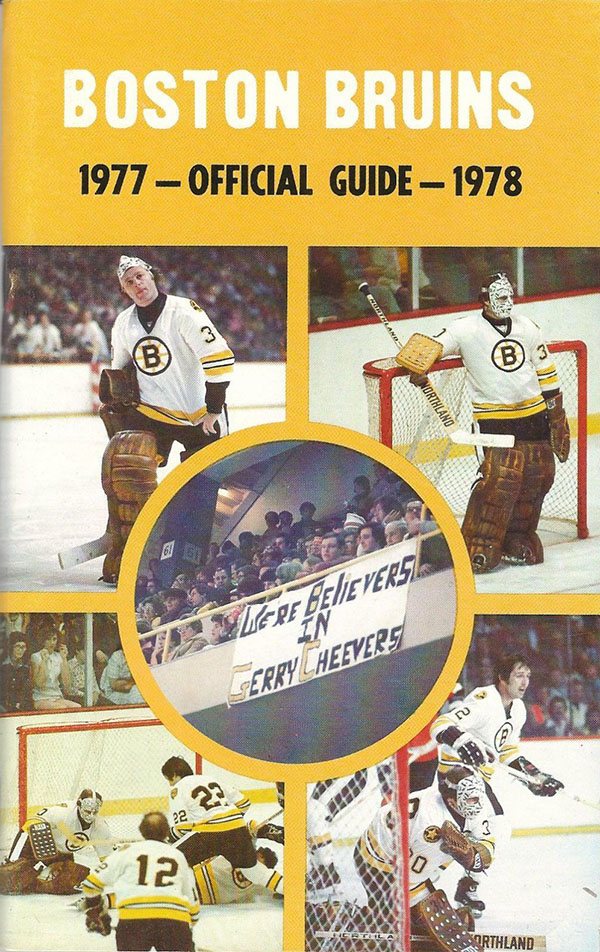 NHL Media Guide: Boston Bruins (1977-78)