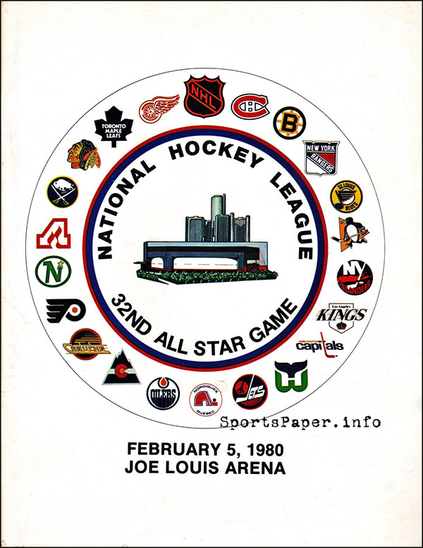 NHL Program: 1980 All-Star Game