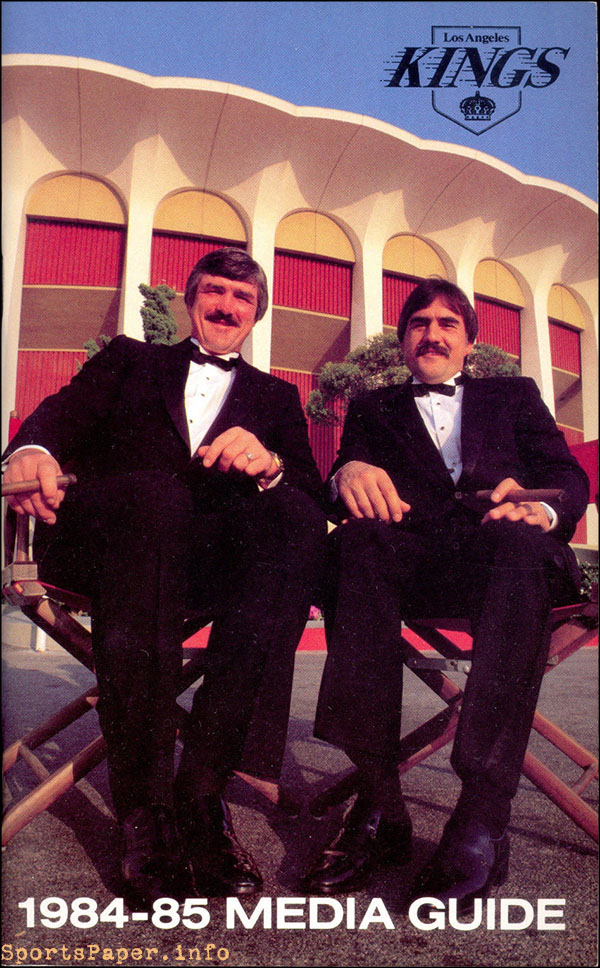 NHL Media Guide: Los Angeles Kings (1984-85)