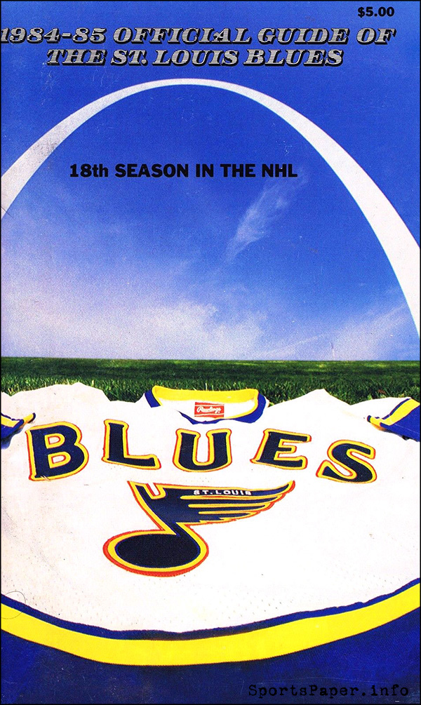 NHL Media Guide: St. Louis Blues (1984-85)