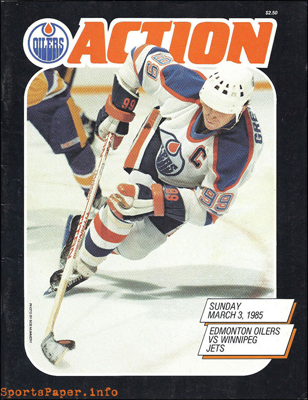 NHL Program: Edmonton Oilers (1984-85)