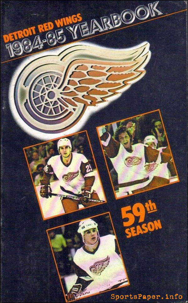 NHL Yearbook: Detroit Red Wings (1984-85)