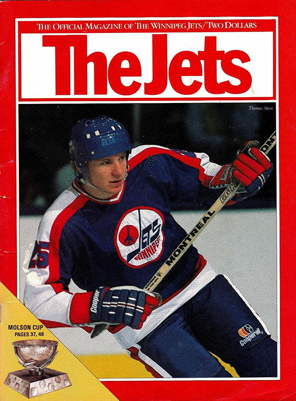 NHL Program: Winnipeg Jets (1985-86)