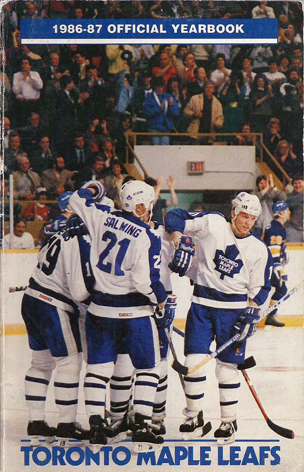 NHL Media Guide: Toronto Maple Leafs (1986-87)
