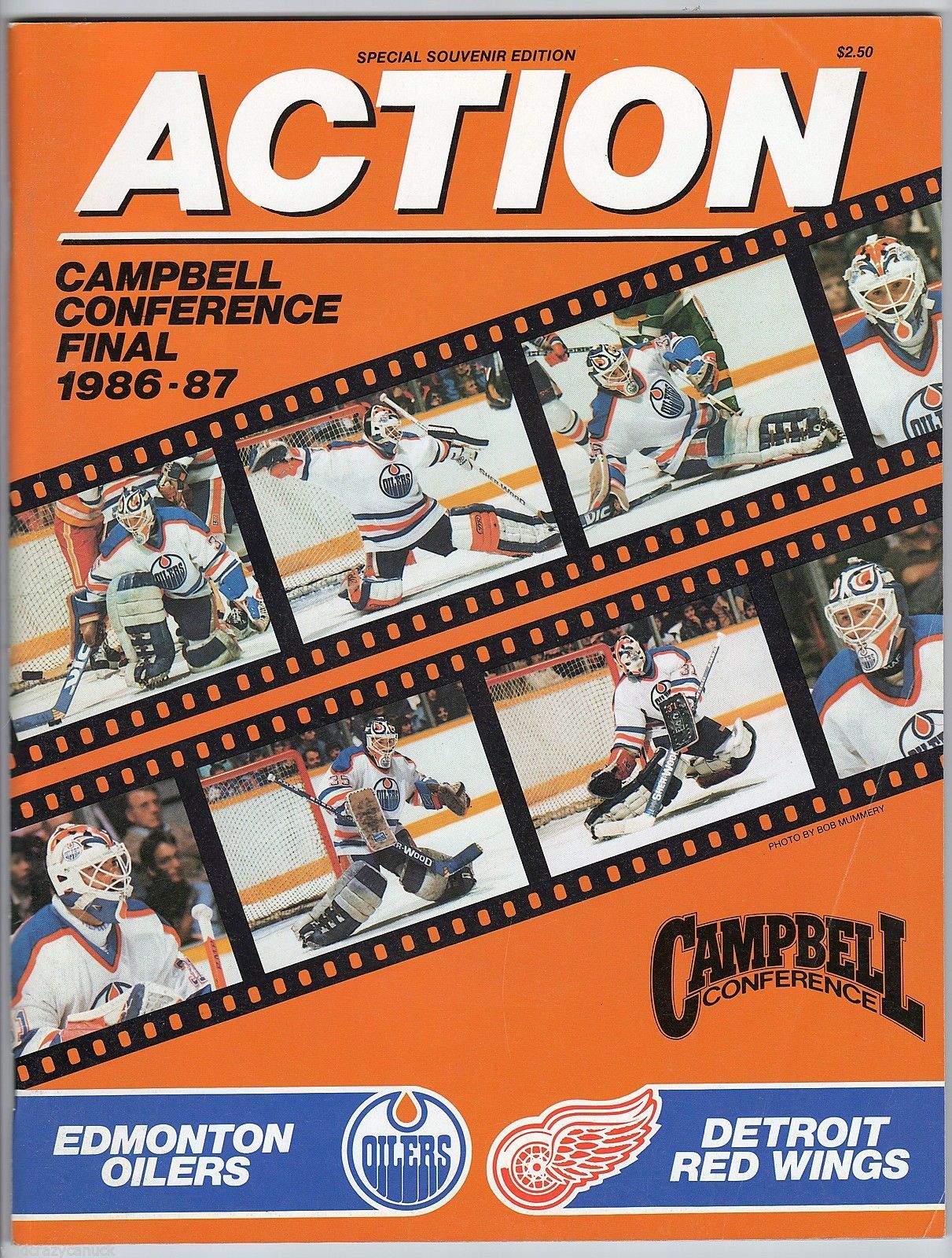 NHL Program: Edmonton Oilers (1986-87)