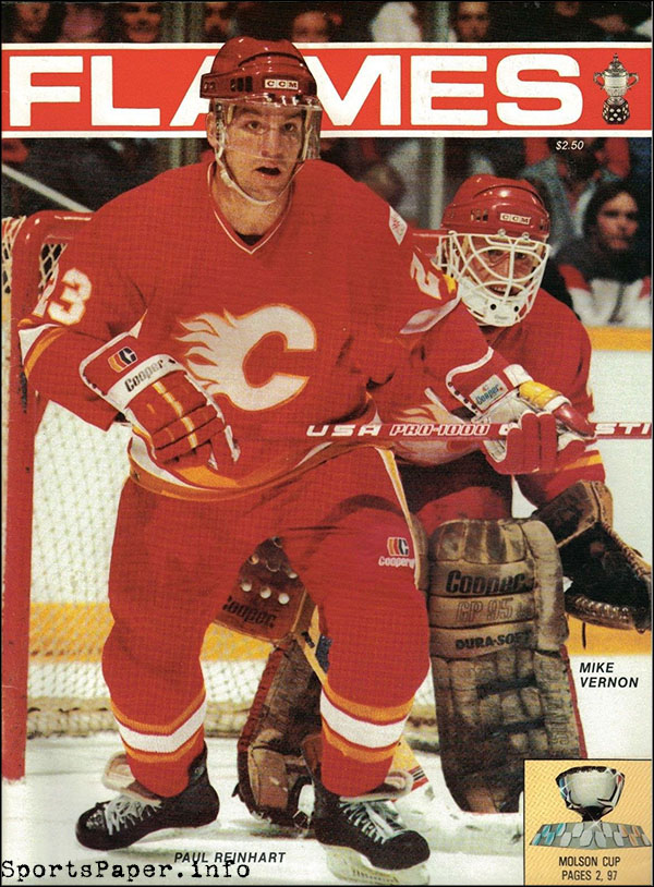 NHL Program: Calgary Flames (1986-87) | SportsPaper.info