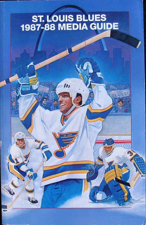 NHL Media Guide: St. Louis Blues (1987-88)