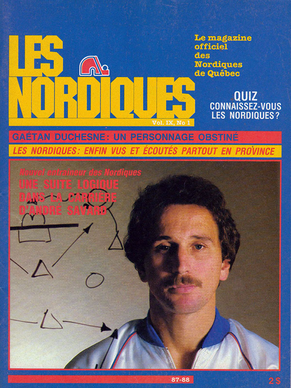 NHL Program: Quebec Nordiques (1987-88)