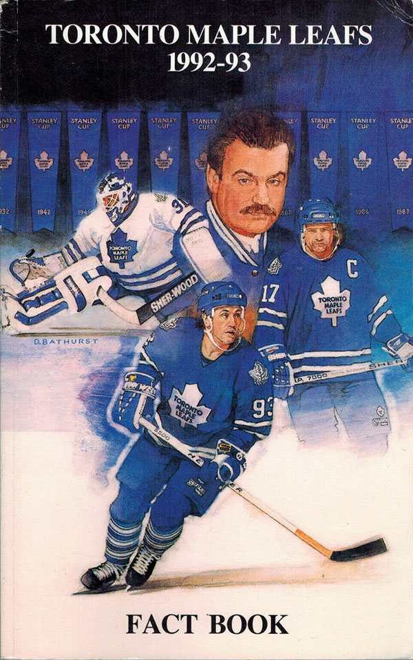 NHL Media Guide: Toronto Maple Leafs (1992-93)