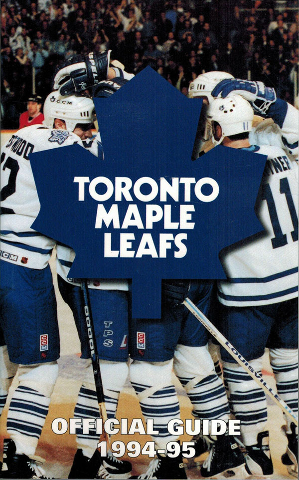 NHL Media Guide: Toronto Maple Leafs (1994-95)