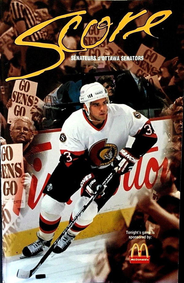 NHL Program: Ottawa Senators (1998-99)