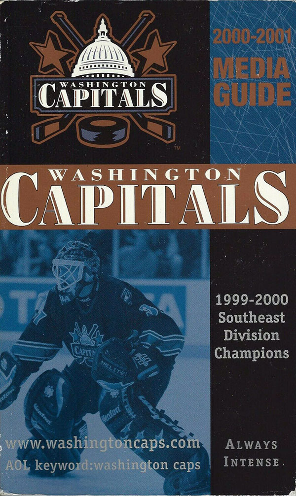 NHL Media Guide: Washington Capitals (2000-01)