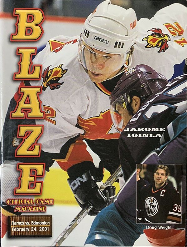 NHL Program: Calgary Flames (2000-01)