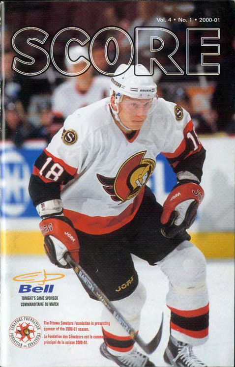 NHL Program: Ottawa Senators (2000-01)