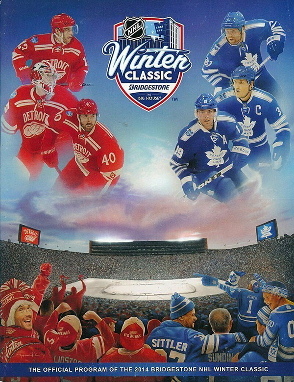 NHL Program: 2014 Winter Classic (Detroit Red Wings vs. Toronto Maple Leafs)