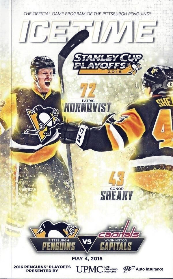 NHL Program: Pittsburgh Penguins (2015-16) | SportsPaper.info