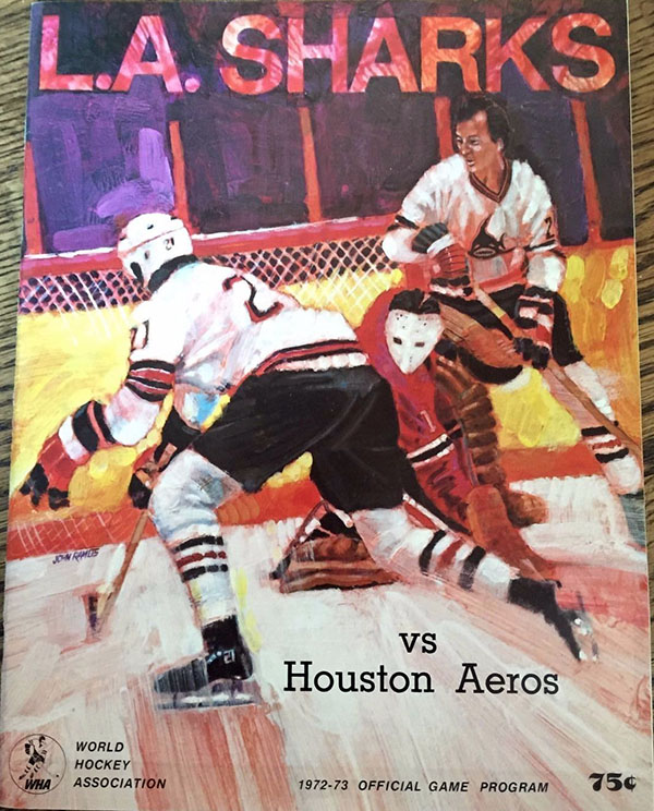 WHA Program: Los Angeles Sharks (1972-73)