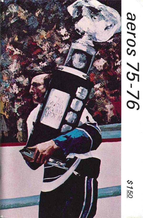 WHA Media Guide: Houston Aeros (1975-76)