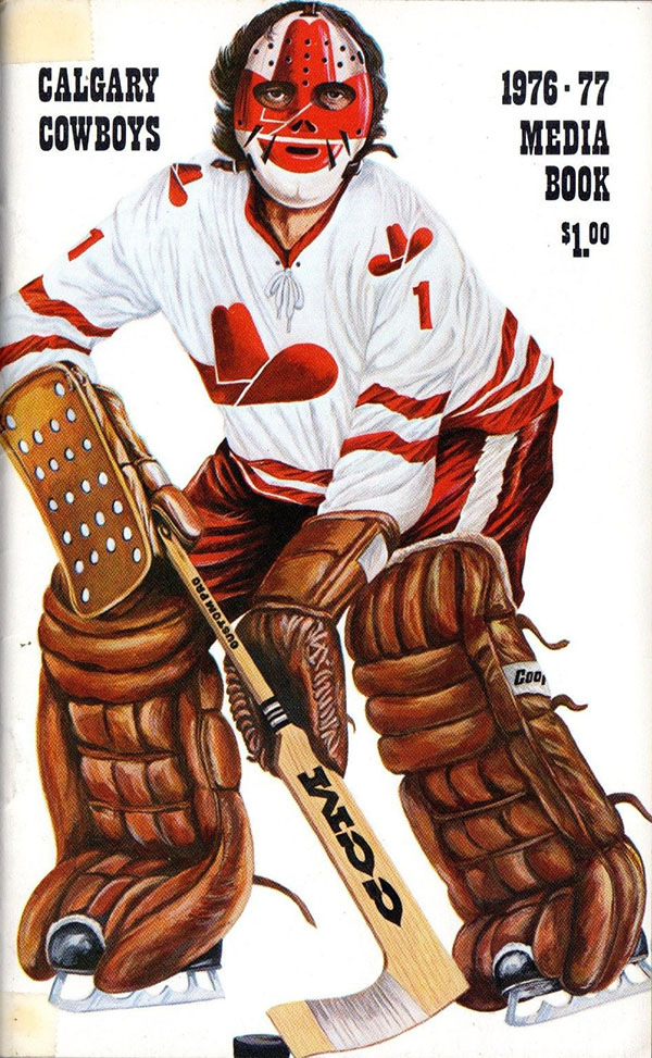 WHA Media Guide: Calgary Cowboys (1976-77)