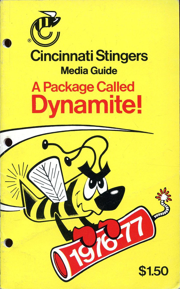 WHA Media Guide: Cincinnati Stingers (1976-77)