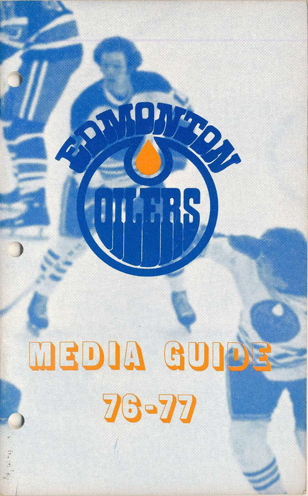 WHA Media Guide: Edmonton Oilers (1976-77)