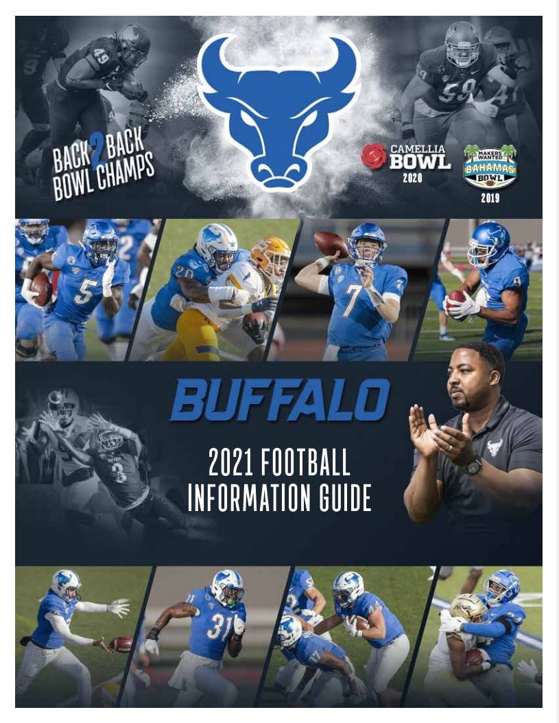 2021 Buffalo Bulls football media guide SportsPaper Wiki