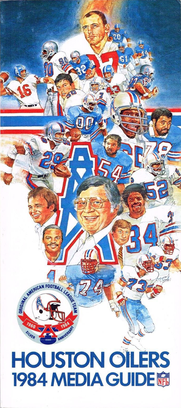 1984 Houston Oilers media guide SportsPaper Wiki