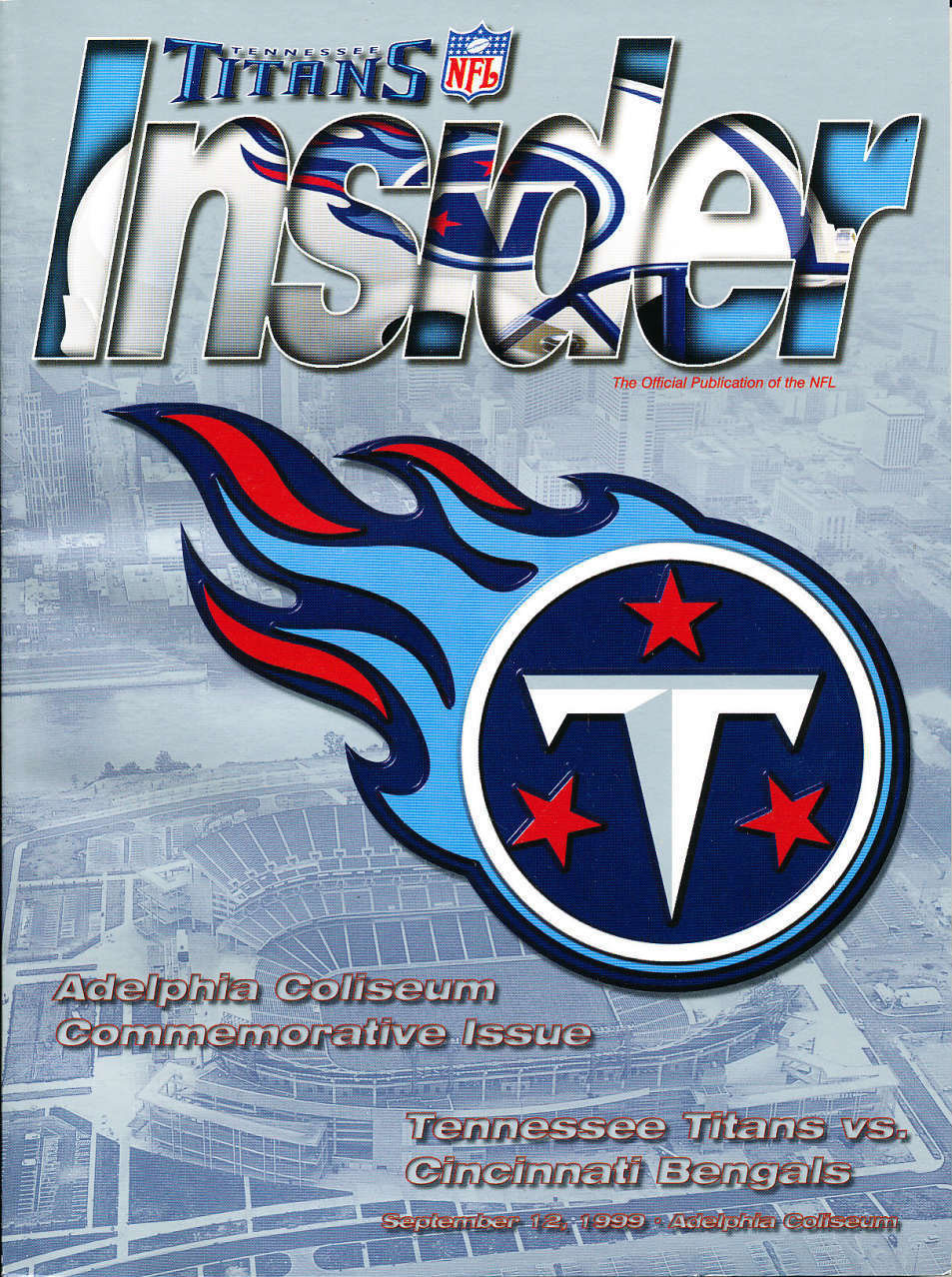 Tennessee Titans Vs. Cincinnati Bengals (September 12, 1999 ...