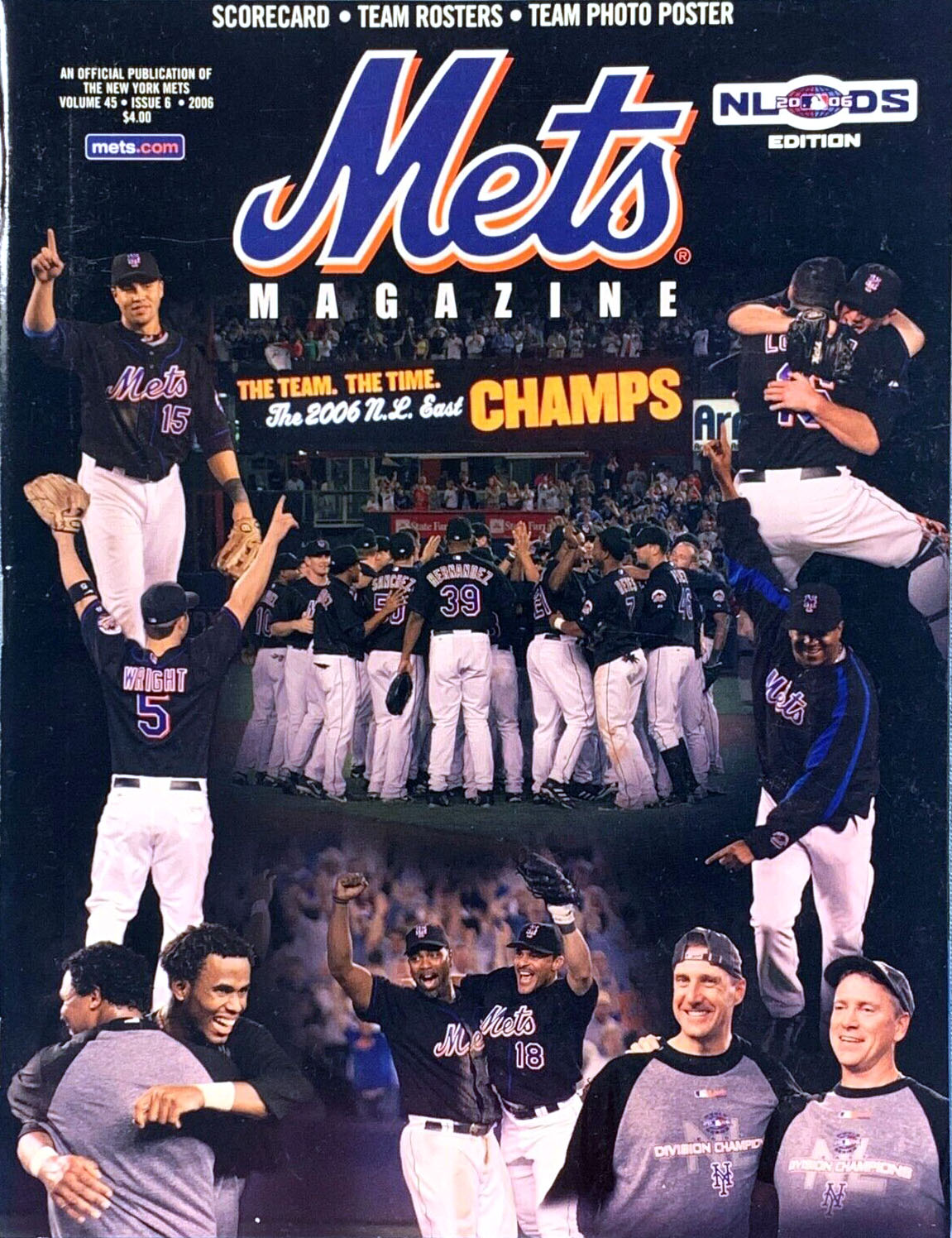 2006 NLDS Program (New York Mets Vs. Los Angeles Dodgers) - SportsPaper ...