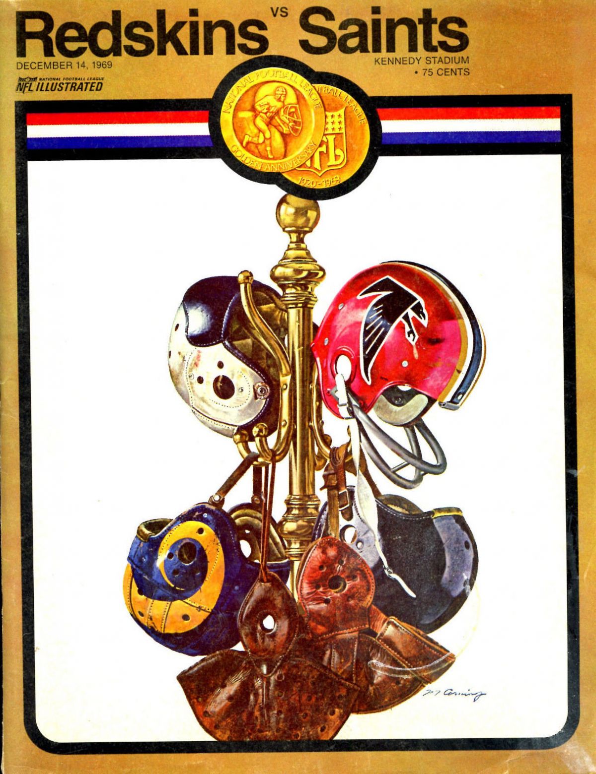 Washington Redskins Vs New Orleans Saints December 14 1969