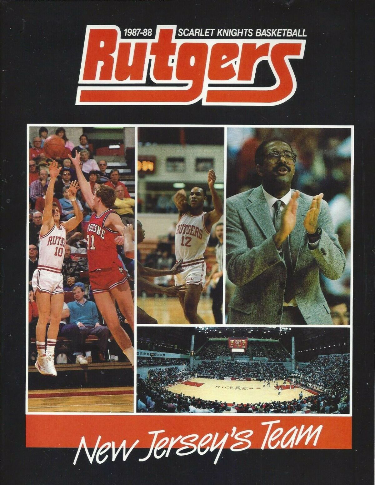 1987-88 Rutgers Scarlet Knights Men's Basketball Media Guide ...