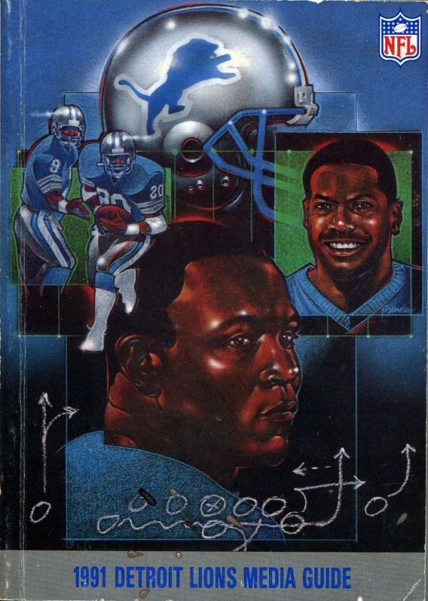 1991 Detroit Lions media guide SportsPaper Wiki