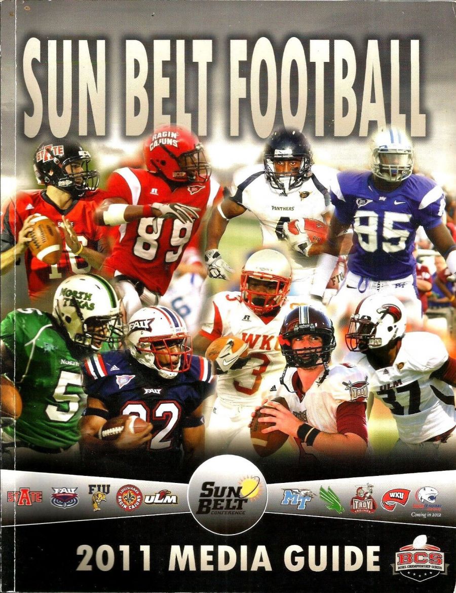2011 Sun Belt Conference Football Media Guide Sportspaper Wiki 7825