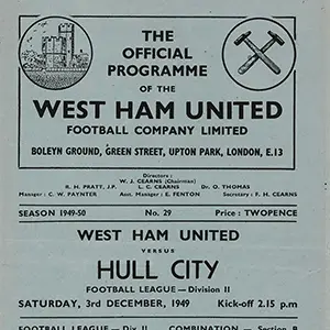 1949-50 West Ham United