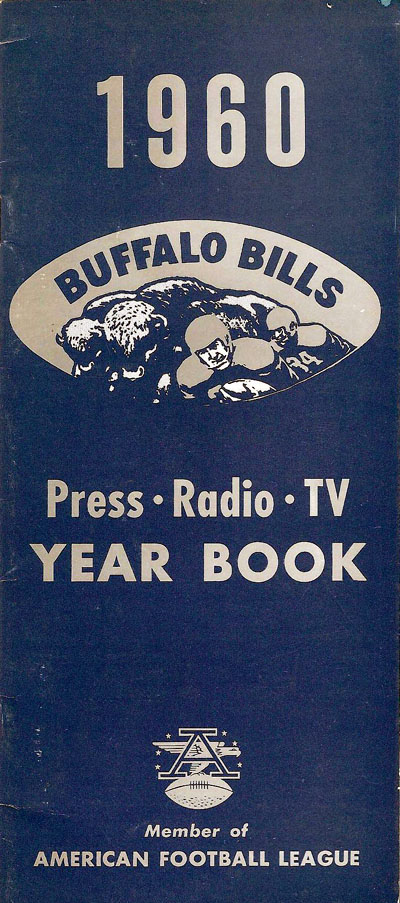 1960 Buffalo Bills media guide