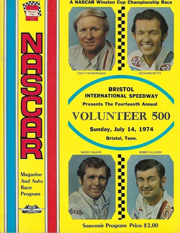 1974 Volunteer 500 program