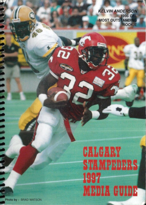 1997 Calgary Stampeders media guide