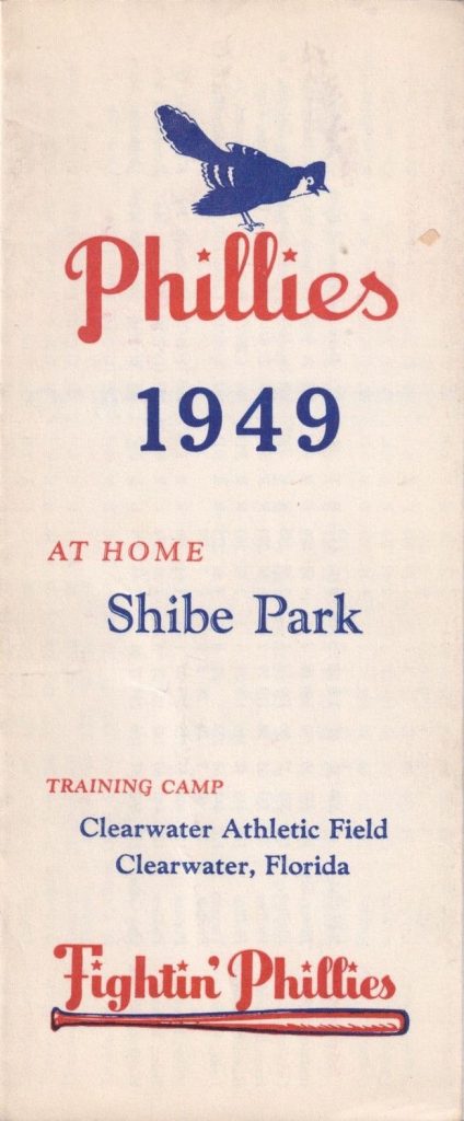 Philadelphia Phillies media guide (1949)