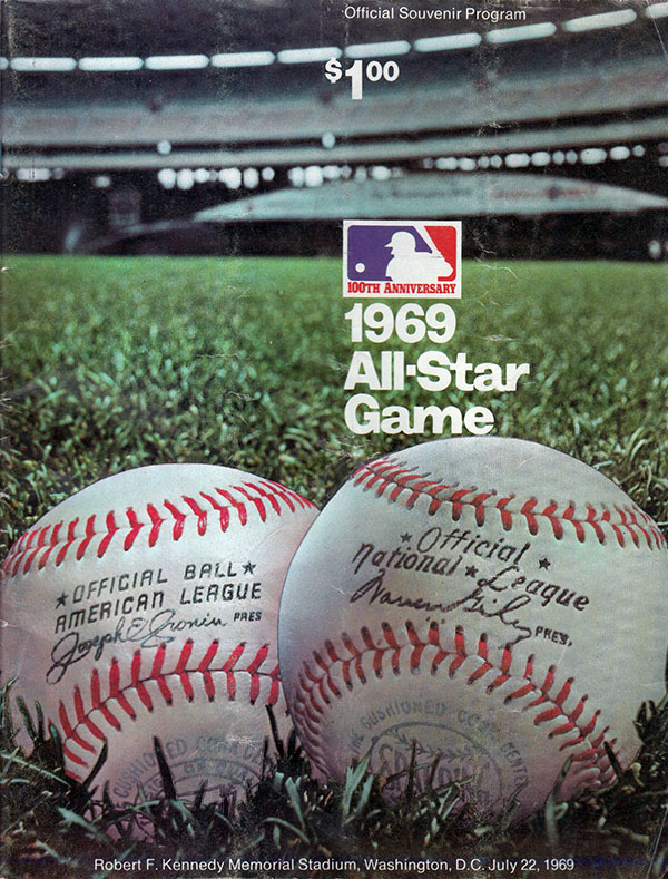 1969 Major League Baseball All-Star Game program