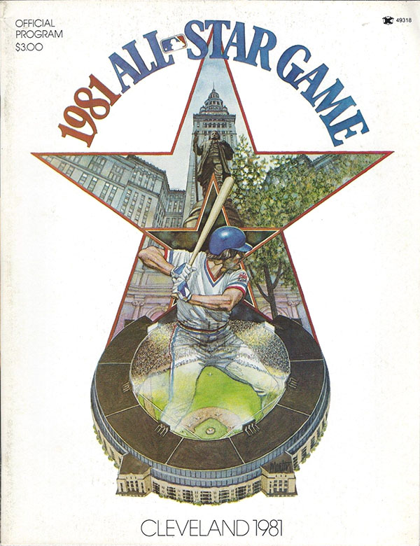 1981 Major League Baseball All-Star Game program