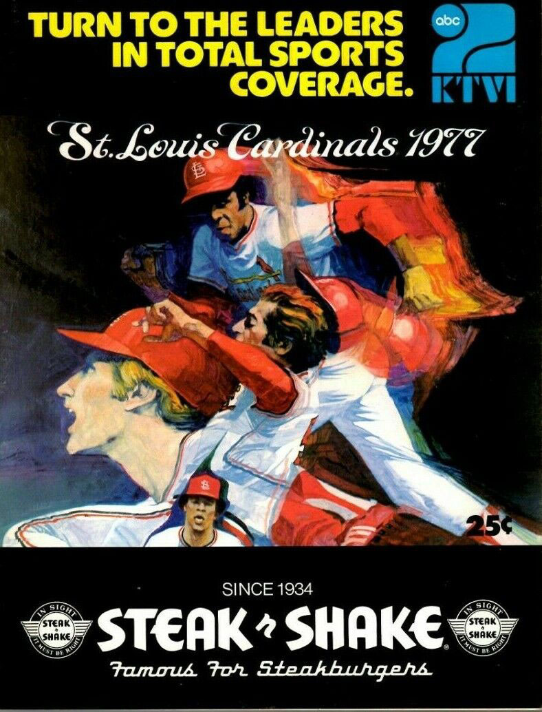 1977 St. Louis Cardinals spring training program