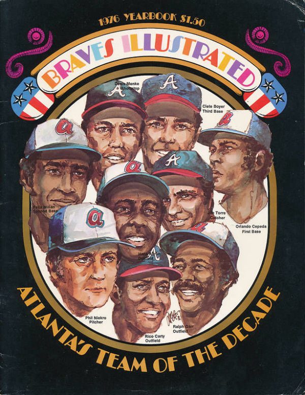 1976 Atlanta Braves yearbook